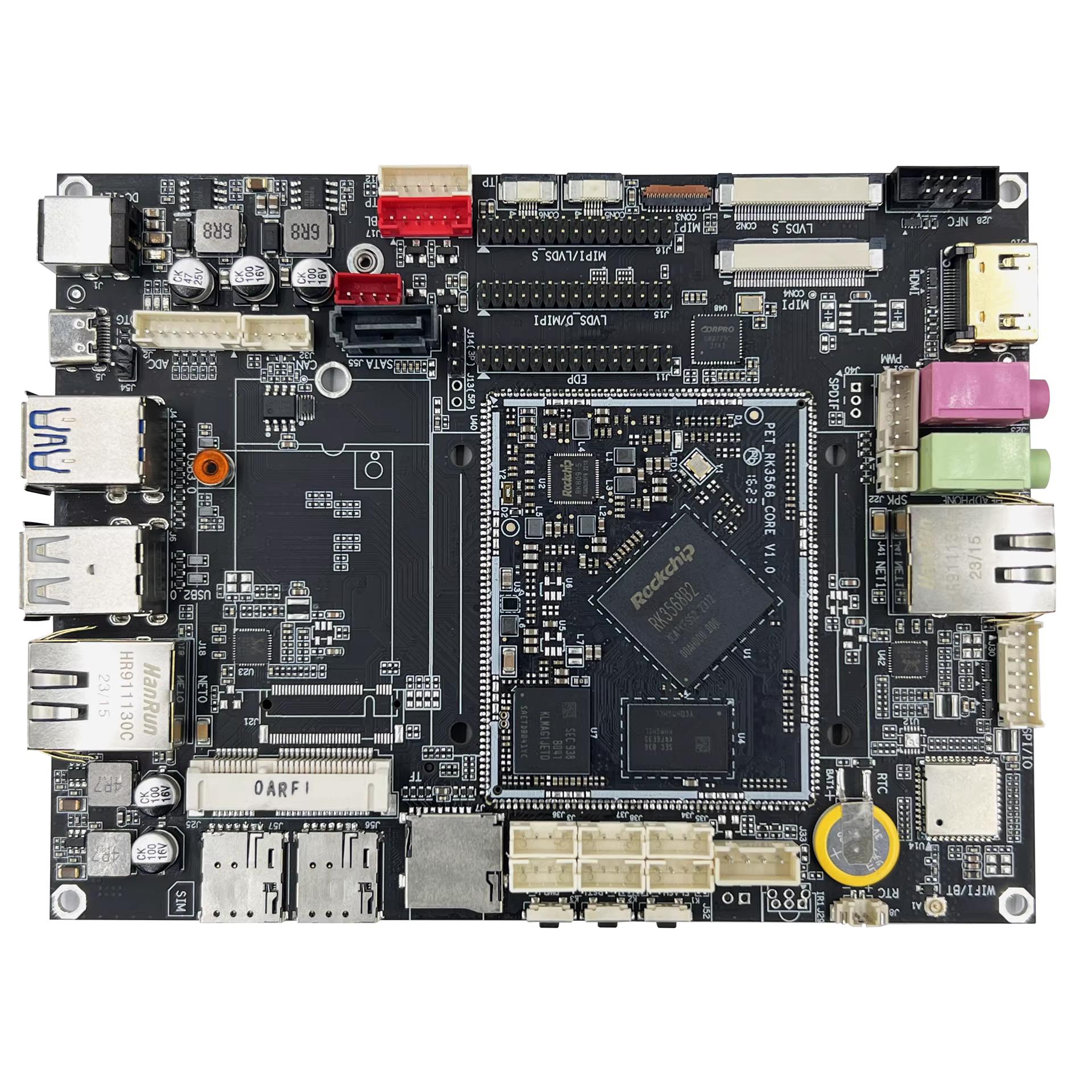 瑞芯微RK3568主板開發(fā)板